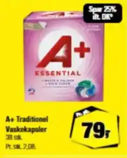 Calle A+ Traditionel Vaskekapsler tilbud