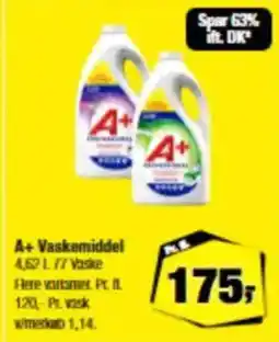 Calle A+ Vaskemiddel tilbud