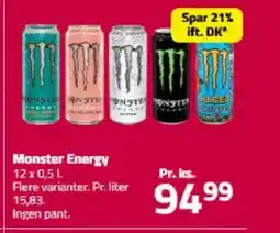 Fleggaard Monster Energy tilbud