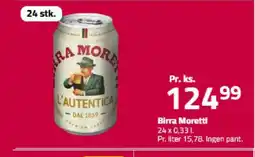 Fleggaard Birra Moretti tilbud