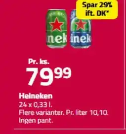 Fleggaard Heineken tilbud
