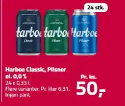 Fleggaard Harboe Classic, Pilsner el.0.0% tilbud