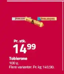 Fleggaard Toblerone tilbud