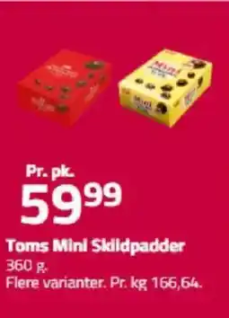 Fleggaard Toms Mini Skildpadder tilbud