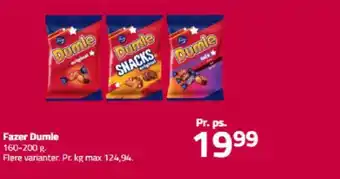 Fleggaard Fazer Dumle tilbud