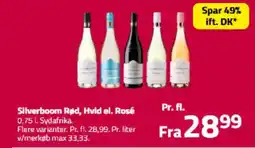 Fleggaard Silverboom Rød, Hvid el. Rosé tilbud