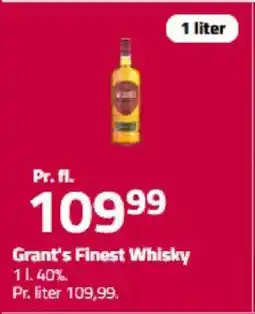 Fleggaard Grant's Finest Whisky tilbud