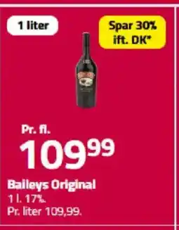 Fleggaard Baileys Original tilbud