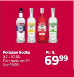 Fleggaard Poliakov Vodka tilbud