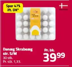 Fleggaard Danæg Skrabeæg str. S/M tilbud