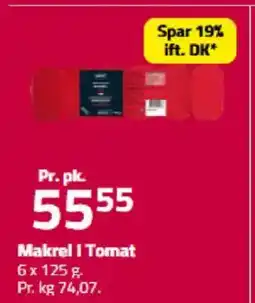Fleggaard Makrel i Tomat tilbud