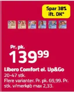 Fleggaard Libero Comfort el. Up&Go tilbud