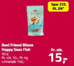 Fleggaard Best Friend Bilanx Happy Snax Fish tilbud