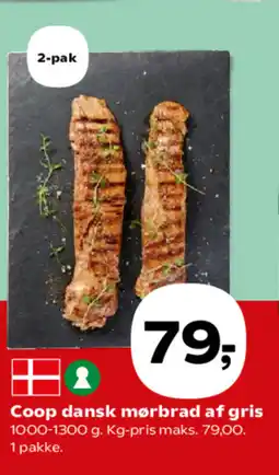 SuperBrugsen Coop dansk mørbrad af gris tilbud