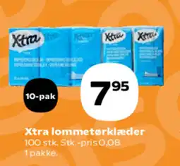 SuperBrugsen Xtra lommetørklæder tilbud
