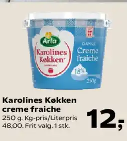 SuperBrugsen Arla Karolines Creme Køkken fraiche tilbud