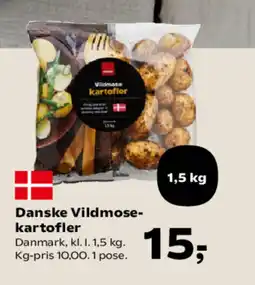 SuperBrugsen Danske Vildmose- kartofler tilbud