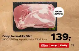 SuperBrugsen Coop hel nakkefilet tilbud