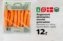 SuperBrugsen Änglamark økologiske danske gulerødder tilbud