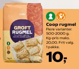 SuperBrugsen Coop rugmel tilbud