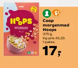SuperBrugsen Coop morgenmad Hoops tilbud