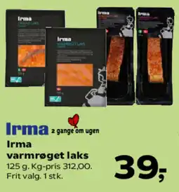 SuperBrugsen Irma varmrøget laks tilbud