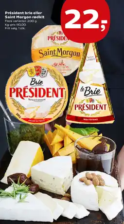 SuperBrugsen Président brie eller Saint Morgon rødkit tilbud