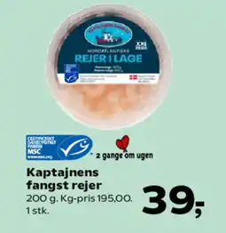 SuperBrugsen Kaptajnens fangst rejer tilbud