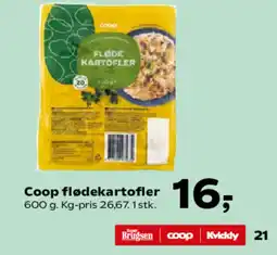 SuperBrugsen Coop flødekartofler tilbud