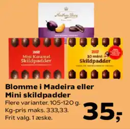 SuperBrugsen Blomme i Madeira eller Mini skildpadder tilbud