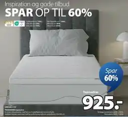 JYSK FRAMVAREN topmadras, DKK 925 tilbud