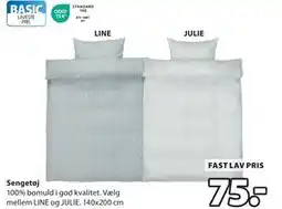 JYSK Sengetøj, DKK 75 tilbud