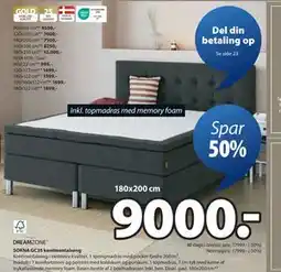 JYSK SOKNA GC35, DKK 9000 tilbud