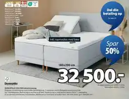 JYSK DUNLOPILLO OSA E300 elevationsseng, DKK 32500 tilbud