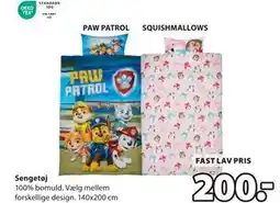JYSK Sengetøj, DKK 200 tilbud