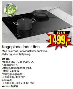 Harald Nyborg Kogeplade Induktion, DKK 1499 tilbud
