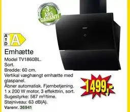 Harald Nyborg Emhætte, DKK 1499 tilbud