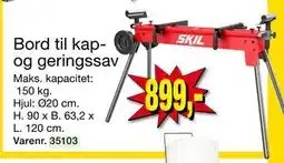 Harald Nyborg Bord til kap- og geringssav, DKK 899 tilbud