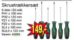 Harald Nyborg Skruetrækkersæt, DKK 149 tilbud