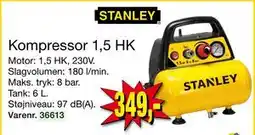 Harald Nyborg Kompressor 1,5 HK, DKK 349 tilbud