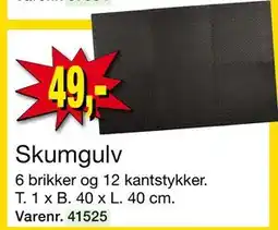 Harald Nyborg Skumgulv, DKK 49 tilbud