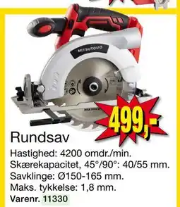 Harald Nyborg Rundsav, DKK 499 tilbud