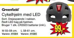 Harald Nyborg Cykelhjelm med LED, DKK 99 tilbud