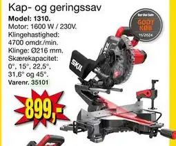 Harald Nyborg Kap- og geringssav, DKK 899 tilbud