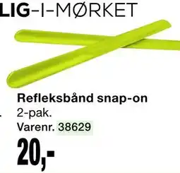 Harald Nyborg Refleksbånd snap-on, DKK 20 tilbud