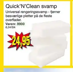Harald Nyborg Quick’N’Clean svamp, DKK 24.95 tilbud