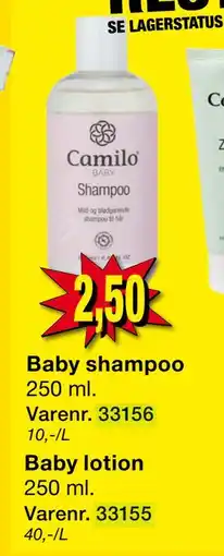 Harald Nyborg Baby shampoo, DKK 2.5 tilbud