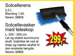 Harald Nyborg Solcellevasker med teleskop, DKK 299 tilbud