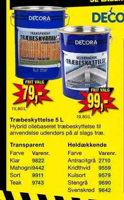 Harald Nyborg Træbeskyttelse 5 L, DKK 99 tilbud
