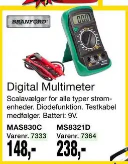 Harald Nyborg Digital Multimeter tilbud